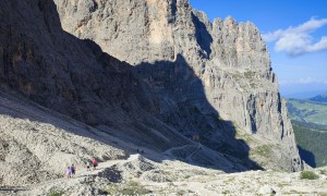 Klettersteig Plattkofel - bei der Langkofelhütte