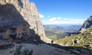 Klettersteig Plattkofel - bei der Langkofelhütte