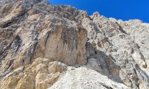 Klettersteig Plattkofel - im Steig