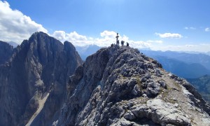 Klettersteig Plattkofel - Gipfelsieg mit Zahnkofel und Grohmannspitze