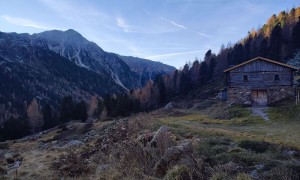 Bergtour Morgenkofel - Zustieg Mühlbachtal, bei der Oberwanger Alm