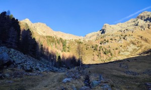 Bergtour Morgenkofel - Zustieg Mühlbachtal, bei der Oberwanger Alm