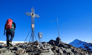 Bergtour Morgenkofel - Gipfelsieg, Blick zur Schwarzen Wand