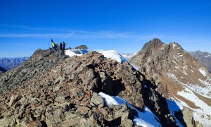 Bergtour Morgenkofel - Gipfelsieg, Blick zum Wasserkopf