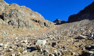 Bergtour Morgenkofel - Abstieg, Rückblick