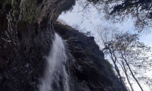 Klettersteig Val del Ri - im Steig