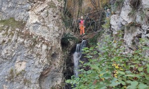 Klettersteig Val del Ri - im Steig