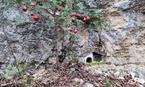 Klettersteig Val del Ri - Krippe beim Abstieg