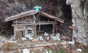 Klettersteig Val del Ri - Krippe beim Abstieg