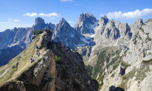 Klettersteig Belluno Nordöstliche Cadinspitze, Bonacossa Nord & Merlone - Tourbild